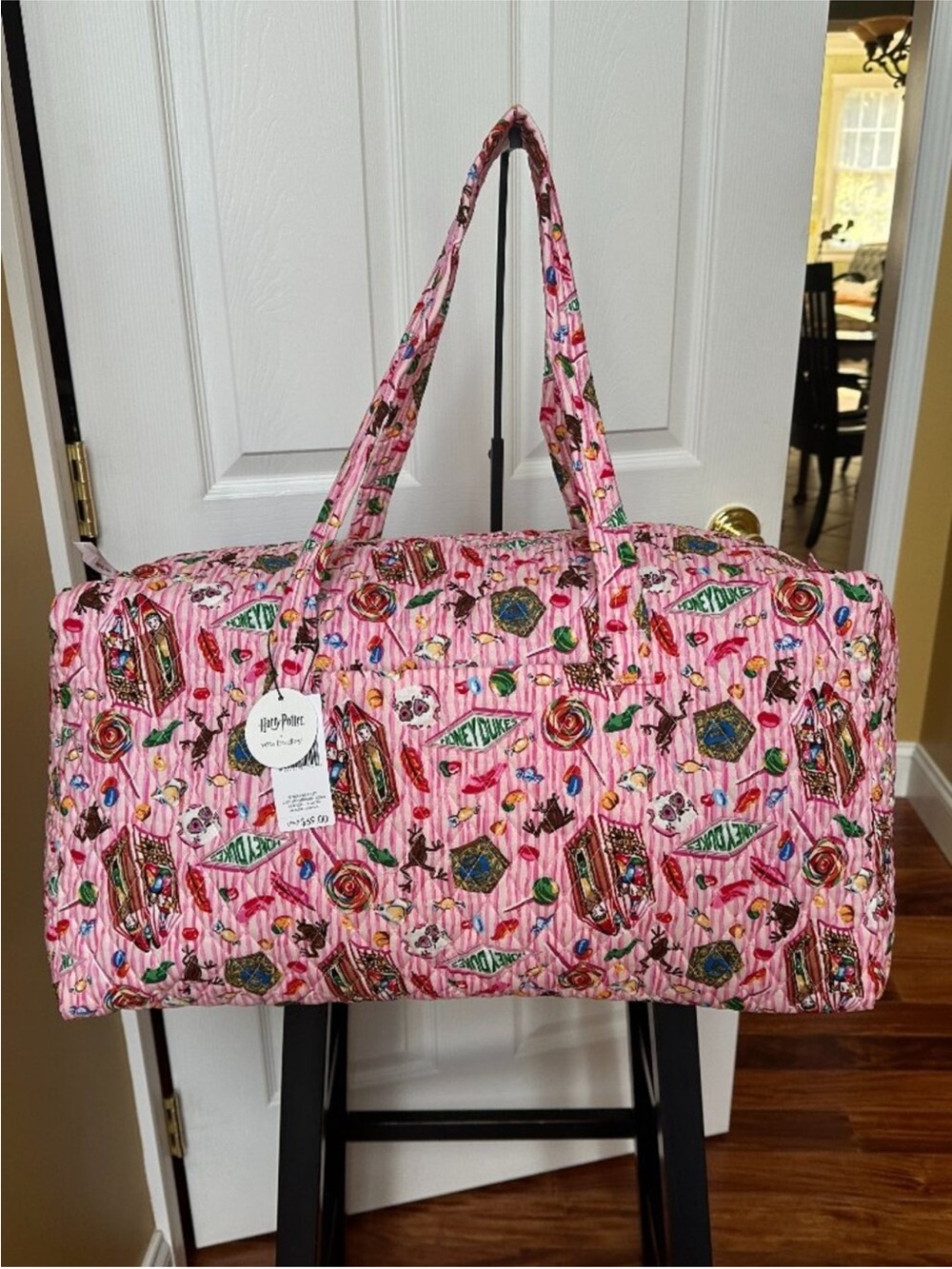 NWT Vera Bradley Harry Potter Honeydukes Weekender Large Travel Cotton Duffel
